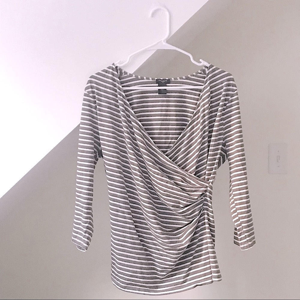 Anne Taylor Wrapped Shirt